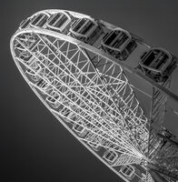 BIG WHEEL IN LOW WINTER SUN by Tony Barker