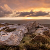 BLEAKLOW SUNRISE by Chris Hall