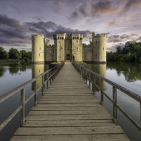 BODIAM CASTLE by Peter Ward