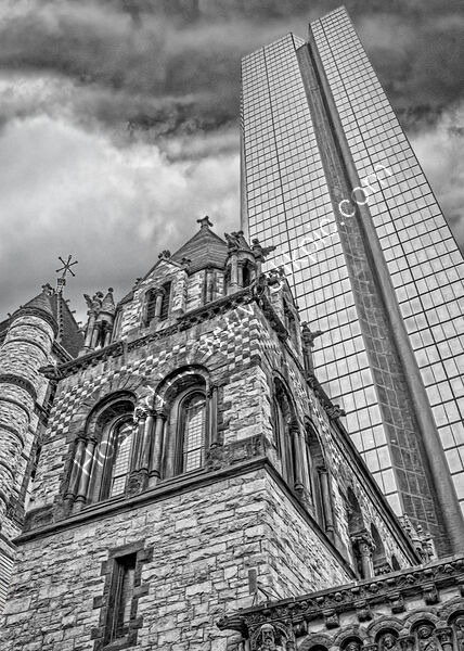 BOSTON'S ANCIENT & MODERN BUILDINGS by Tony Barker