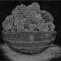 BOWL OF CONES by Sue Swain