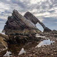 BOW FIDDLE ROCK, MORAY by Chris Hall