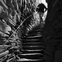 BROCH STAIRS by Peter Dishart