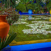 COLOURFUL CLAY POTS by Tony Barker