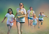 COLOUR RUN by Gillian Foulds