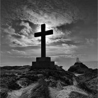 CROSS, LLANDDWYN ANGLESEY by Frank Reeder