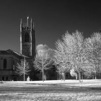 DERBY CATHEDRAL - INFRARED by Malcolm Sargent