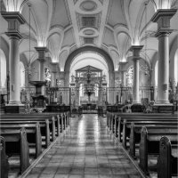 DERBY CATHEDRAL INTERIOR by Mike Arblaster