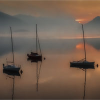 EARLY LIGHT ON THE LAKE by Tony Barker
