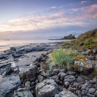 EARLY MORNING BAMBURGH by Mike Arblaster