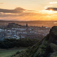 EDINBURGH CITYSCAPE by Chris Hall