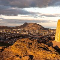 EDINBURGH GOLDEN LIGHT by Chris Hall