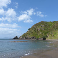 EMPTY BEACH SCENE NZ by Malcolm Neal