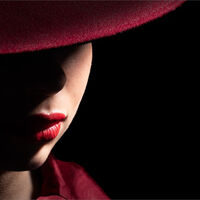 ENIGMATIC IN RED by Sarah Middleton
