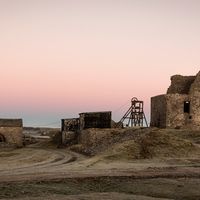 FROSTY MORNING AT MAGPIE MINE by Chris Hall