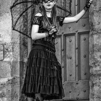 GIRL WITH THE LACE PARASOL by Mike Arblaster