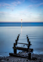 GROYNES, HUNSTANTON BEACH by Ashley Franklin