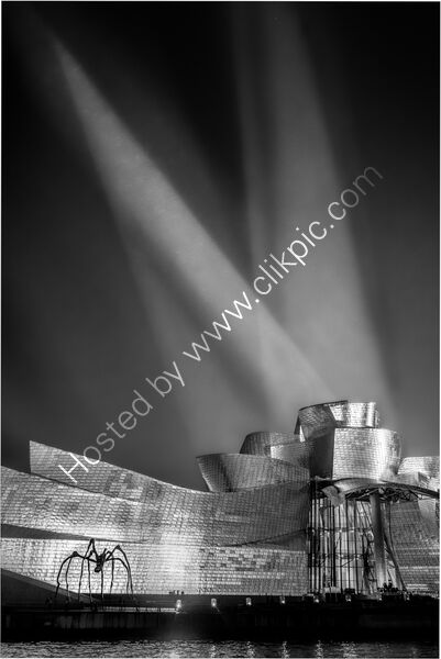 GUGGENHEIM UNDER THE SPOTLIGHTS by Neil Partridge
