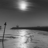 HERNE BAY AT SUNSET by Peter Ward