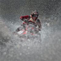 JETSKI IN WASH by Gavin Duxbury