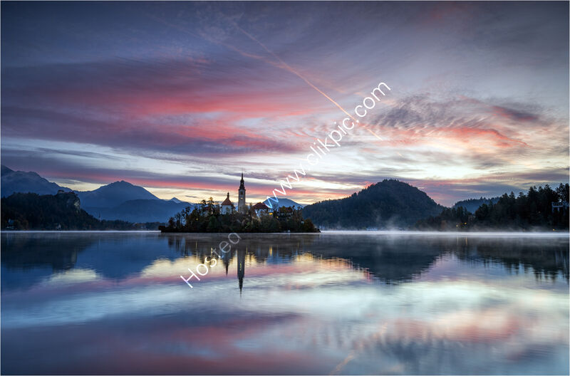 LAKE BLED SUNRISE by Mark Constable