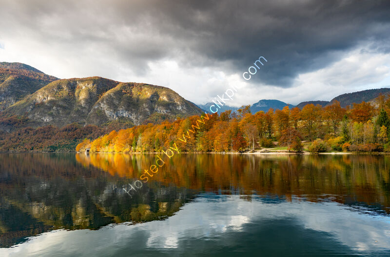 LAKE BOHINJ REFLECTION by Mark Constable
