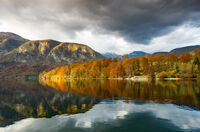 LAKE BOHINJ REFLECTION by Mark Constable
