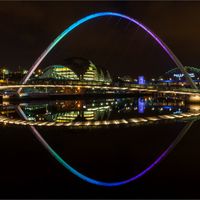 LIGHTS ON THE TYNE by Mike Arblaster