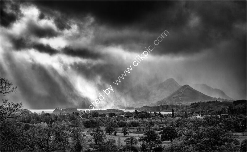 LIGHT ACROSS DERWENT WATER by Mark Constable