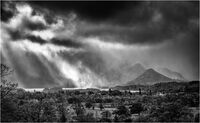 LIGHT ACROSS DERWENT WATER by Mark Constable