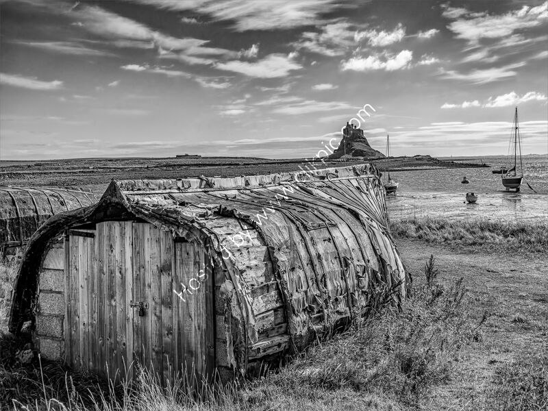 LINDISFARNE BOAT SHED by Dave Boardman