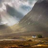 LONE COTTAGE GLENCOE by Mike Arblaster