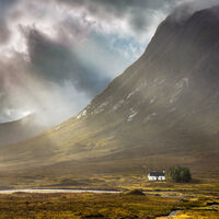 LONE COTTAGE, GLENCOE by Mike Arblaster