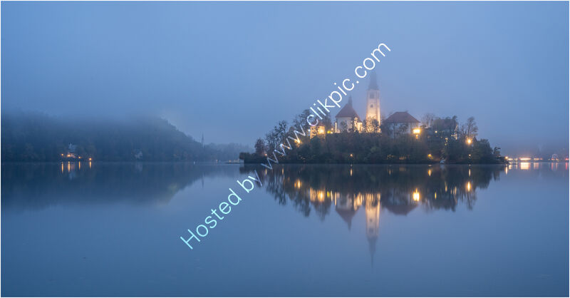 LOW CLOUD LAKE BLED by Mark Constable
