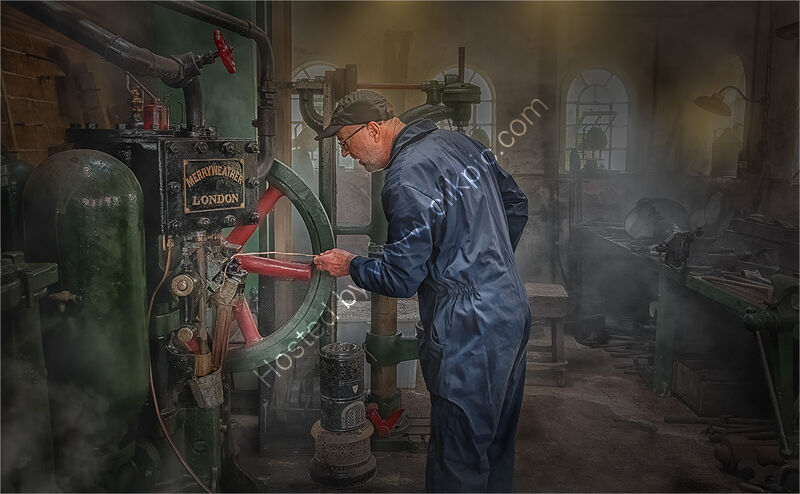 LUBRICATING THE MERRYWEATHER by Gavin Duxbury