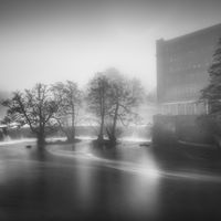 MISTY MORN BELPER WEIR by Ashley Franklin