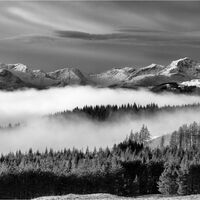 MIST ABOVE LOCH GARRY