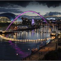 NIGHTFALL ON THE TYNE by Gill Dishart