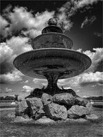 OSBORNE HOUSE WATERFALL by David Harrison