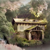OSMASTON MILL by Alan Locke