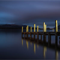 PIER AT DERWENT WATER by Mark Constable