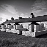 PILOT COTTAGES LLANDDWYN by Frank Reeder