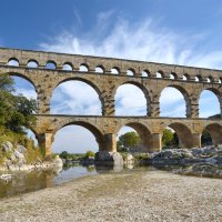 PONT DU GARD by Peter Dishart