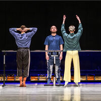 PRACTICE AT THE BAR (National Dance Company Wales rehearsal at Derby 03.03.2022) by Frank Reeder