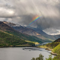RAIN CLOUD OVER LOCH LEVEN by Mark Constable