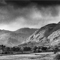 RAIN IN THE LANGDALE VALLEY by Mark Constable