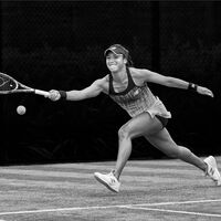 REACHING FOR THE BALL by Sarah Middleton