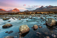 RED CUILLIN SUNSET by Mike Arblaster