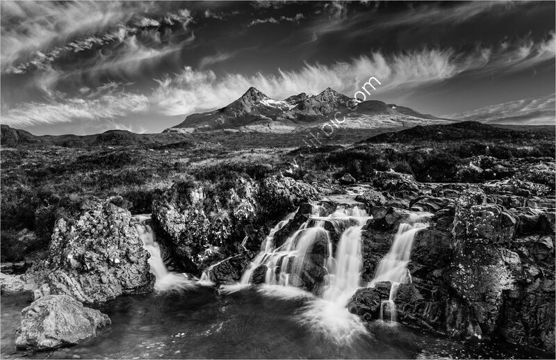 RIVER DRYNOCH FALLS by Mike Arblaster