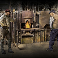 RUSTY WORKPLACE BUT STILL IN USE by David Goodman